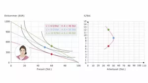 Video: Volkswirtschaftslehre - Danielas Arbeitsangebotskurve