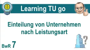 Video: Einteilung von Unternehmen nach Leistungsart