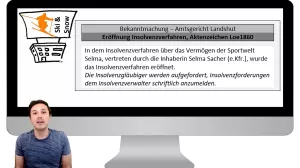 Video: Zweifelhafte Forderungen (Forderungsausfall, Zahlungsschwierigkeiten)