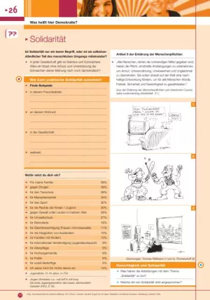 Arbeitsblatt: Solidarität