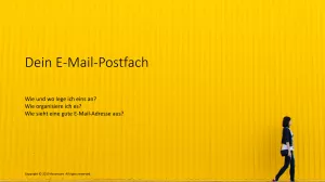 Unterrichtsbaustein: Wie lege ich eine E-Mail-Adresse an?