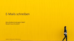 Unterrichtsbaustein: Wie schreibe ich eine E-Mail richtig?