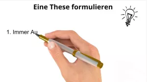 Video: These und Thesenarten