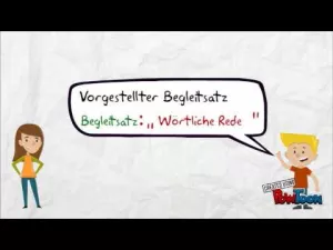 Video: Zeichensetzung der wörtlichen Rede