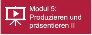 Text: Modul 5: Produzieren und präsentieren/ Lernmedien erstellen - Gesamtübersicht für Ausbildende und Lehrende (docx)