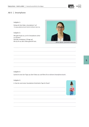 Arbeitsblatt: Arbeitsblatt zum Video "Smartphone"