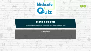Lernspiel: Quiz zum Thema Hate Speech