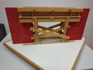 Bild: Schalung: Balkenschalung
