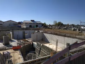 Bild: Schalung: Aufzug in Tiefgarage