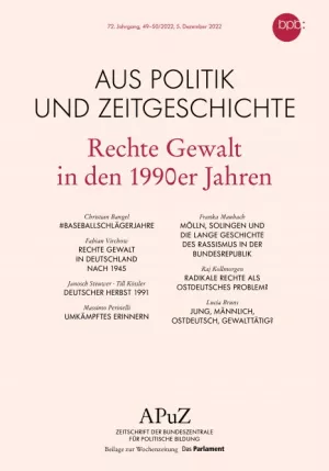 Text: Rechte Gewalt in den 1990er Jahren