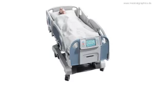 Bild: Intensivpatient (links)