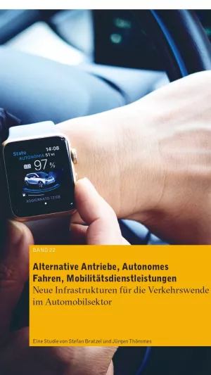 Broschuere: Alternative Antriebe, Autonomes Fahren, Mobilitätsdienstleistungen