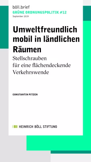 Broschuere: Umweltfreundlich mobil in ländlichen Räumen