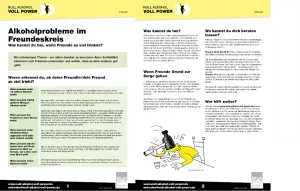 Text: Infoblatt: Alkoholprobleme im Freundeskreis