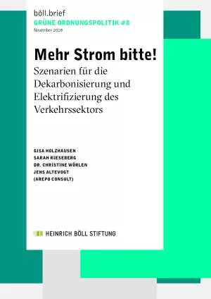 Broschuere: Mehr Strom bitte! Szenarien für die Verkehrswende