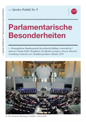 Broschuere: Parlamentarische Besonderheiten