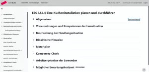 Unterrichtsplanung: Eine Kücheninstallation planen und durchführen