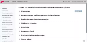 Unterrichtsplanung: Installation für einen Pausenraum planen