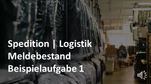 Video: Den Meldebestand ermitteln - Beispiel 1 + Übung | Logistik | Prüfungsvorbereitung Spedition