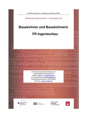 Unterrichtsbaustein: BBNE für Bauzeichner/innen - Ingenieurbau - Impulspapier