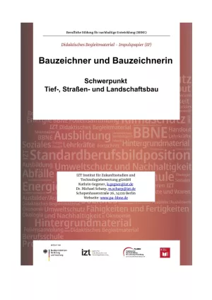 Unterrichtsbaustein: BBNE für Bauzeichner/innen - Tief-, Straßen- und Landschaftsbau - Impulspapier