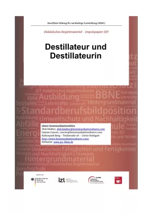 Unterrichtsbaustein: BBNE für Destillateur/innen - Impulspapier