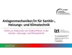 Unterrichtsbaustein: BBNE für Anlagenmechaniker/innen für Sanitär-, Heizungs- und Klimatechnik - Foliensammlung
