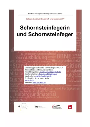 Unterrichtsbaustein: BBNE für Schornsteinfeger/innen - Impulspapier
