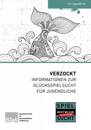 Broschuere: Verzockt - Informationen zur Spielsucht für Jugendliche, Design 2