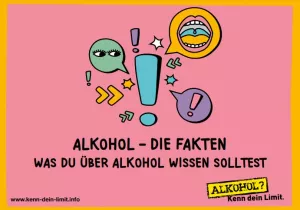 Broschuere: Alkohol? Kenn Dein Limit - Die Fakten
