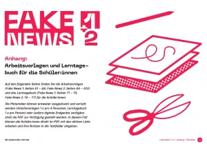 Unterrichtsbaustein: "Selbstbestimmt im Netz" - Anhang Fake News