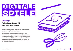 Unterrichtsbaustein: Unterrichtsreihe "Selbstbestimmt im Netz" - Anhang Digitale Spiele