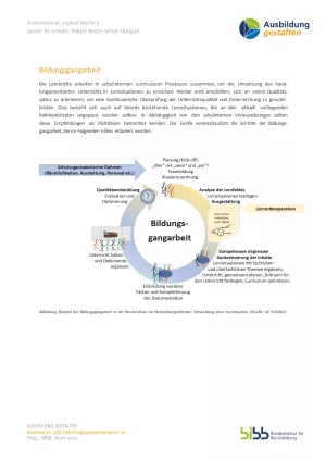 Unterrichtsplanung: Bildungsgangarbeit