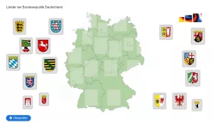 Veranschaulichung: Länder der Bundesrepublik Deutschland