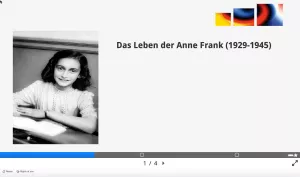 Unterrichtsbaustein: Das Leben der Anne Frank
