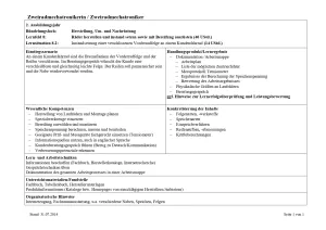 Unterrichtsplanung: Instandsetzung einer verschlissenen Vorderradfelge