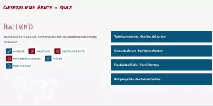 Interaktion: Rente und Vorsorge | Bevölkerung in Deutschland | Renten-Quiz (Interaktive Datei)