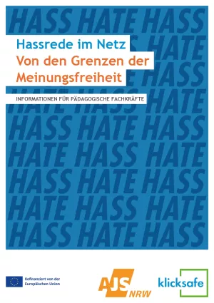Broschuere: Hassrede im Netz Von den Grenzen der Meinungsfreiheit - Informationen für pädagogische Fachkräfte