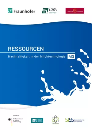 Broschuere: Nachhaltigkeit in der Milchtechnologie: Ressourcen – Modul 3