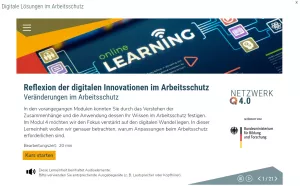 Kurs: Digitale Lösungen im Arbeitsschutz