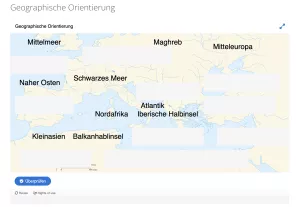 Interaktion: Geographische Orientierung