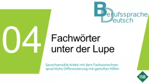 Sonstiges: Fachwörter unter der Lupe