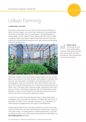 Unterrichtsbaustein: Unterrichtsimpuls: Urban Farming