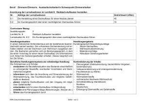 Unterrichtsplanung: Ein Kundengespräch über einen nachträglichen Dachausbau führen (PDF)