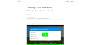 Interaktion: Photovoltaik-Module und Arbeitssicherheit