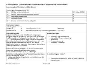 Unterrichtsplanung: Baustelle vorbereiten und Entwässerung herstellen (PDF)