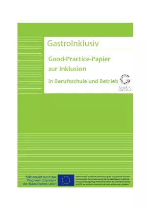 Unterrichtsplanung: Gastro Inklusiv Good-Practice-Papier zur Inklusion in Berufsschule und Betrieb