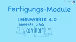 Video: Fertigungsmodule Hochregallager und Bohren in der Lernfabrik