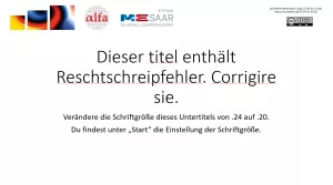 Presentation: Modul "Präsentationssoftware" - Präsentation