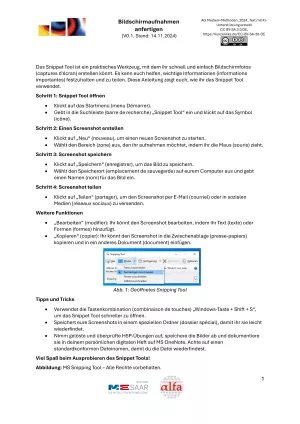 Text: Bildschirmaufnahmen anfertigen (deutsche Version)